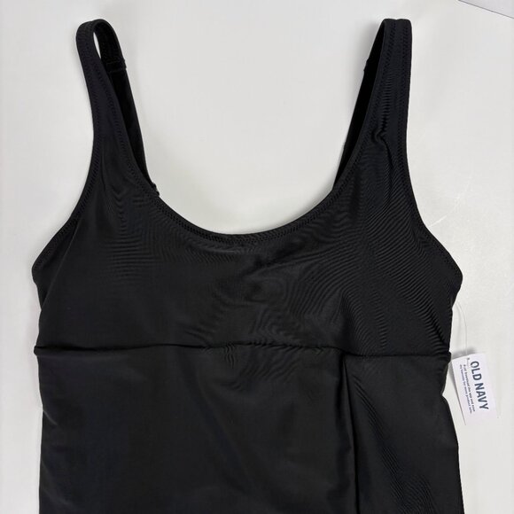 Swim Dress S Year-Round Indoor Swimming High Coverage Swimsuit One-Piece Tankini - Picture 3 of 9